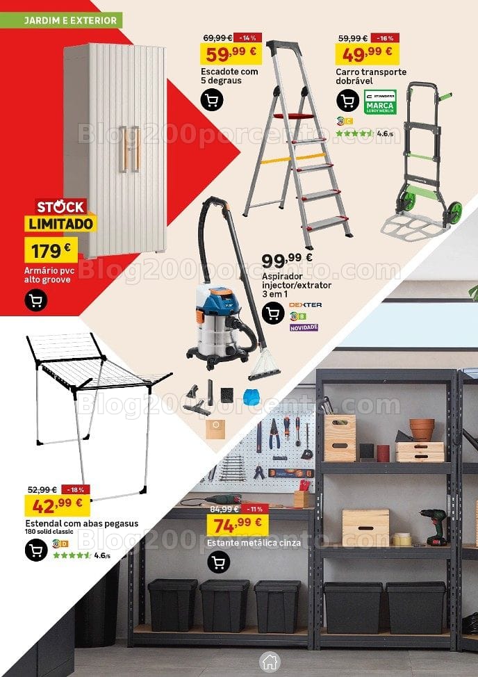 Antevisão Folheto LEROY MERLIN Promoções de 26 março a 28 abril